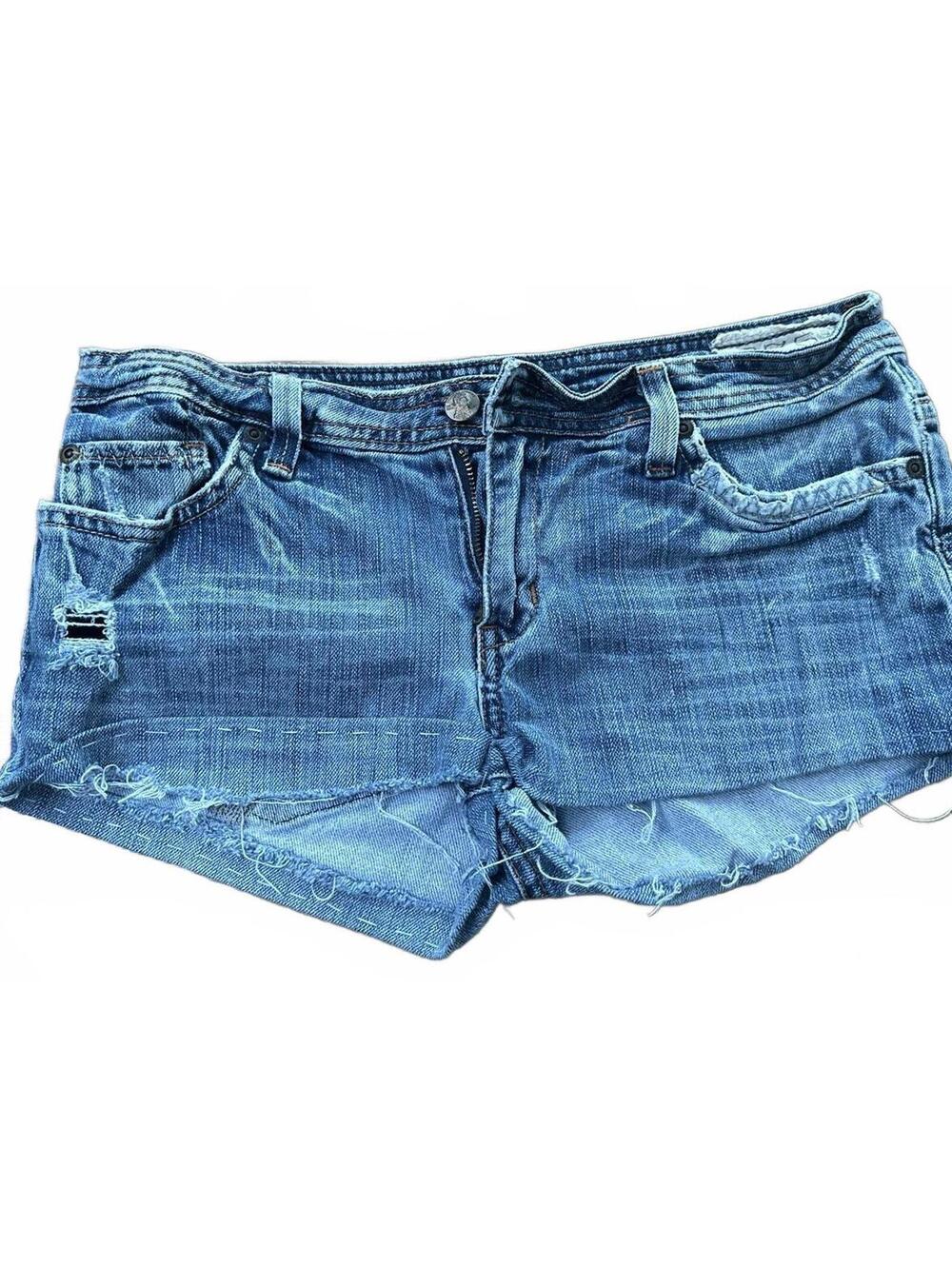 375 LA Denim Cutoff Shorts Distressed